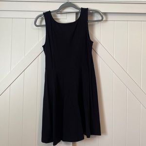 Forever 21 Black Open Back Sleeveless Dress w Bow
